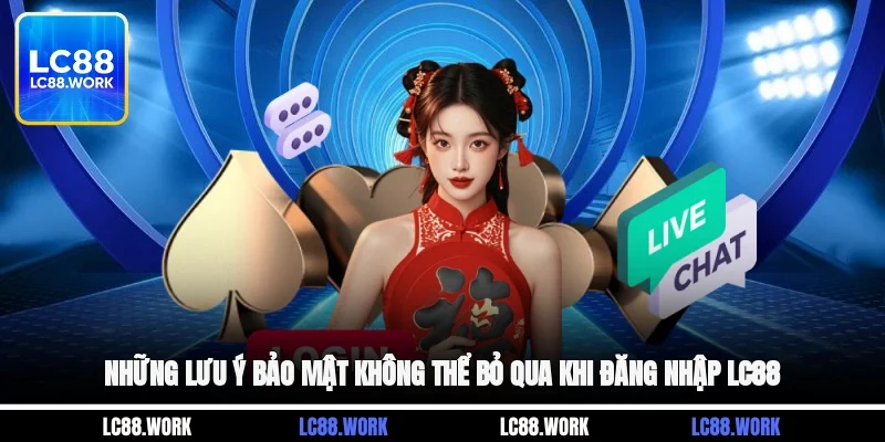 Những lưu ý bảo mật không thể bỏ qua khi đăng nhập LC88